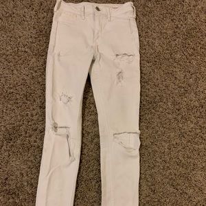 high rise skinny jeans